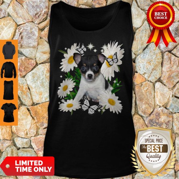 Official Toy Fox Terrier Daisy Flower Classic Tank Top