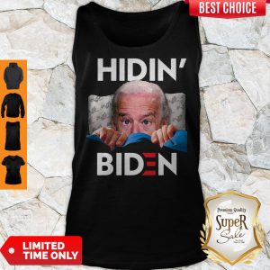 Hiding From Biden For President 2020 Funny Political Tank Top