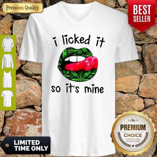 Official I Licked It So It's Mine V-neck