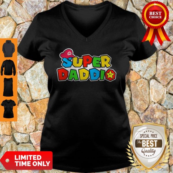 Official Super Daddio Father's Day V-neck