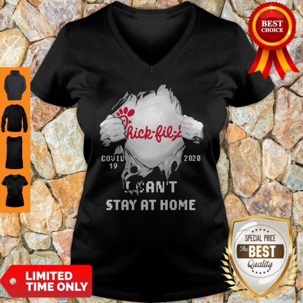 Blood Inside Me Chick-Fil-A Covid-19 2020 I Can’t Stay At Home V-neck