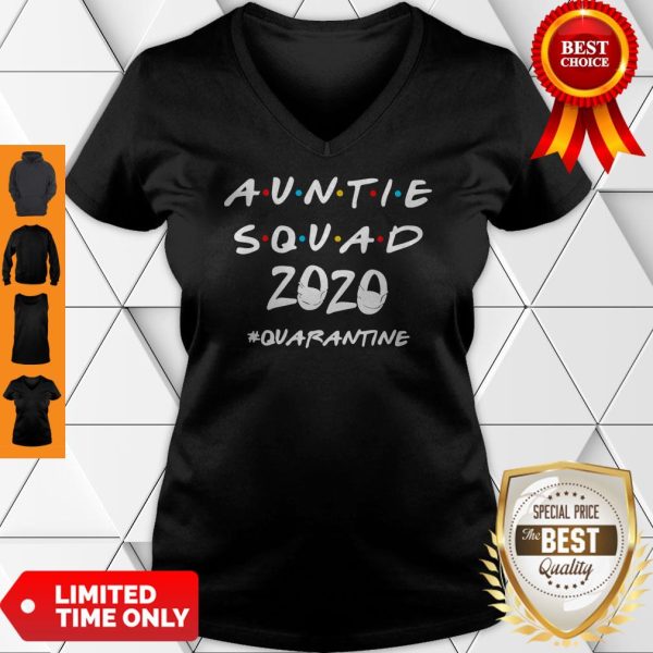 Official Auntie Squad 2020 Quarantine V-neck