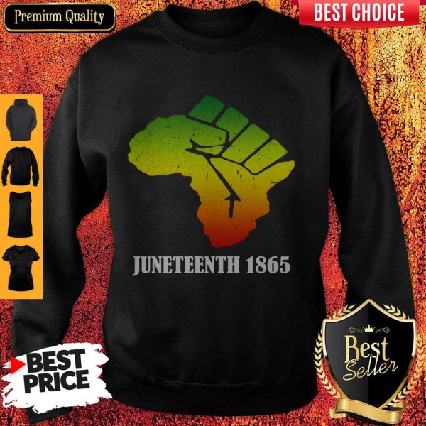 Africa Black Lives Matter Juneteenth 1865 Sweatshirt