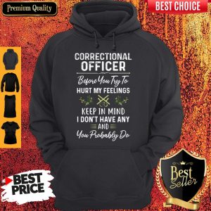 Awesome Correctional Officer Hurt My Feelings Hoodie