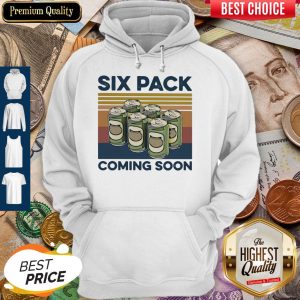 Beer Six Pack Coming Soon Vintage Retro Hoodie