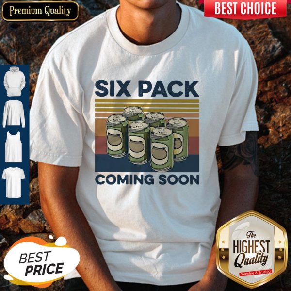 Beer Six Pack Coming Soon Vintage Retro Shirt