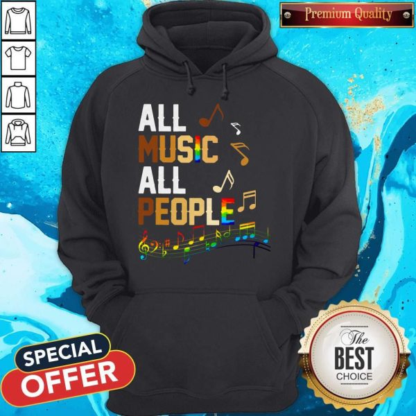 Black Lives Matter All Music All People Hoodie