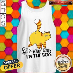 Cat I’m Not Bossy I’m The Boss Tank Top