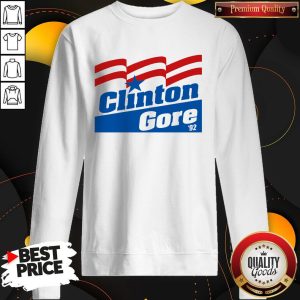 Clinton Gore 92 Elections Political Maglietta Sweatshirt