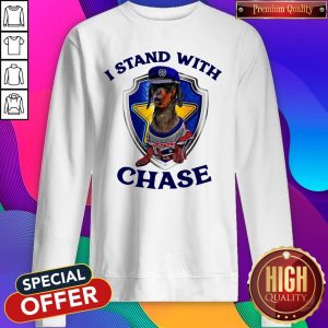 Dachshund I Stand With Chase Police Sweatshirt