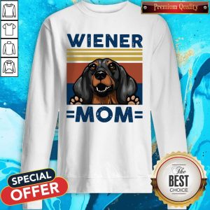 Dachshund Wiener Mom Vintage Sweatshirt