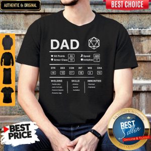 Dad Hit Points Speed Armor Class Initiative Wielding Shirt