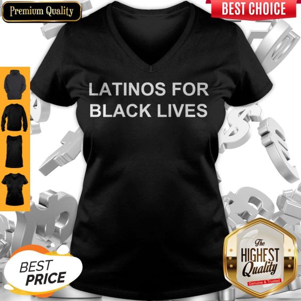 George Floyd Latinos For Black Lives V-neck