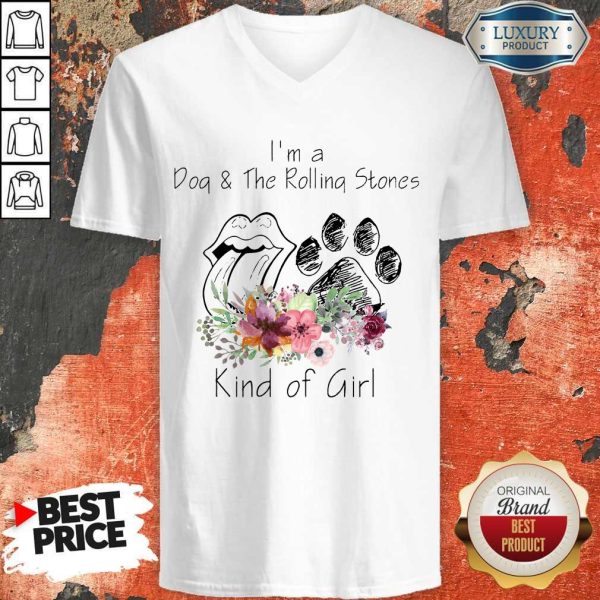 I’m A Dog And The Rolling Stones Kind Of Girl V-neck