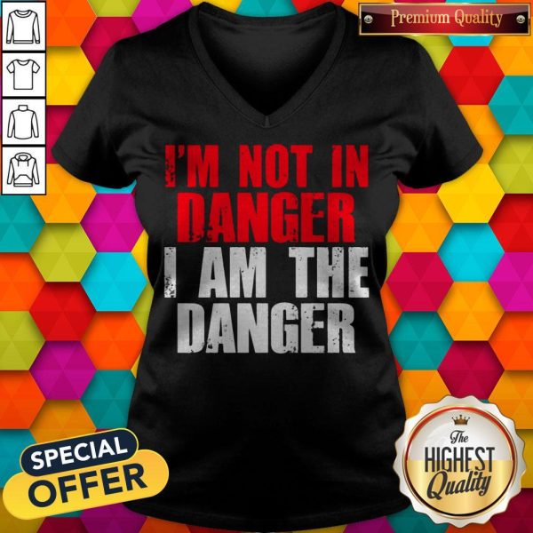 I’m Not In Danger I Am The Danger Vintage V-neck