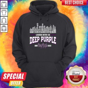 Legends Never Die Deep Purple 1968-2020 Hoodie