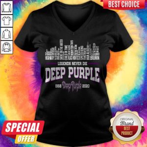 Legends Never Die Deep Purple 1968-2020 V-neck