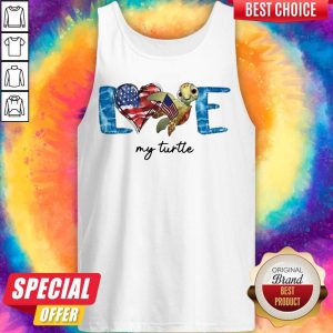 Official American Love My Turtle Tank Top
