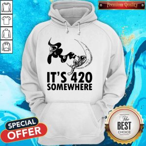 Official Astronaut It’s 420 Somewhere Hoodie