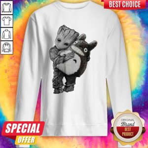 Official Baby Groot Hug Ghibli Sweatshirt