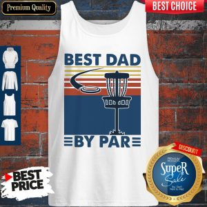 Official Best Dad By Par Vintage Tank Top