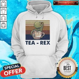 Official Dinosaurs Tea-Rex Vintage Hoodie