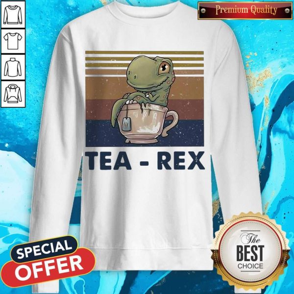Official Dinosaurs Tea-Rex Vintage Sweatshirt