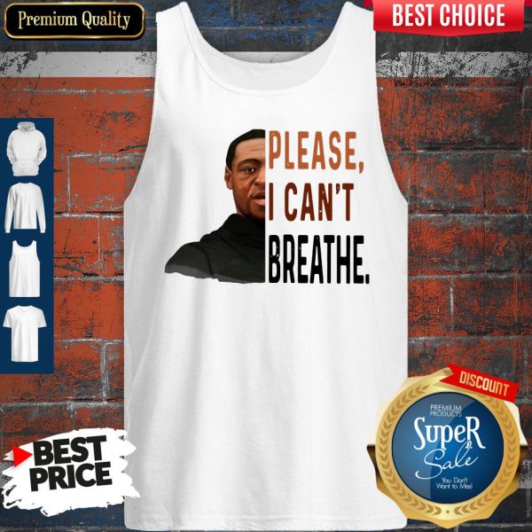Official George Floyd I Can’t Breathe Tank Top