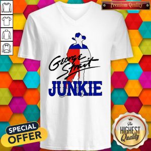 Official George Strait Junkie V-neck
