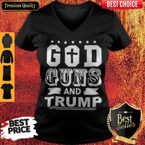 Official God Guns And Trump V-neck