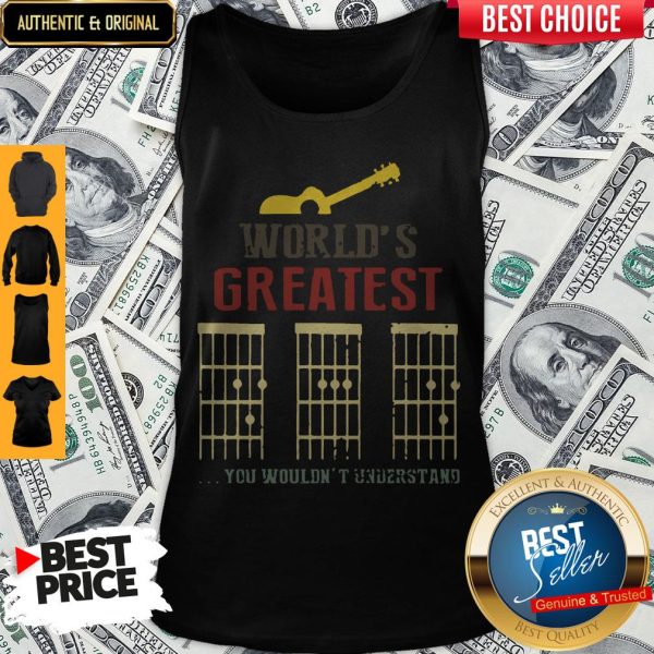 Official Guitar World Greatest Dad Ever Father's Day Tank Top