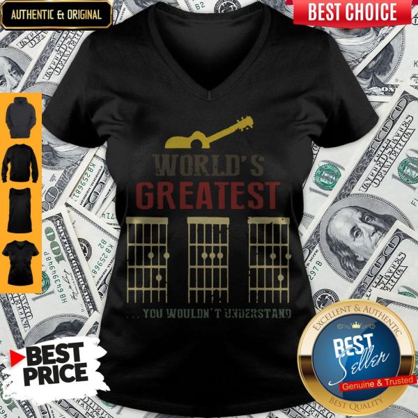 Official Guitar World Greatest Dad Ever Father's Day V-neck