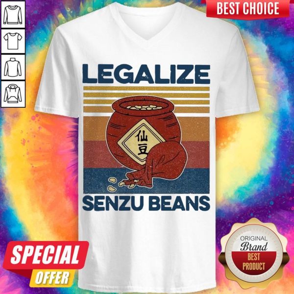Official Legalize Senzu Beans Vintage V-neck