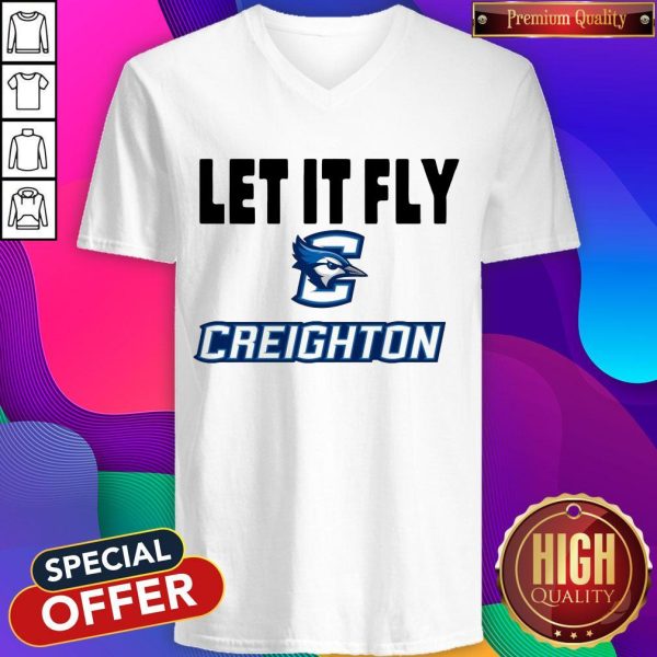 Official Let It Fly Creighton University V-neck