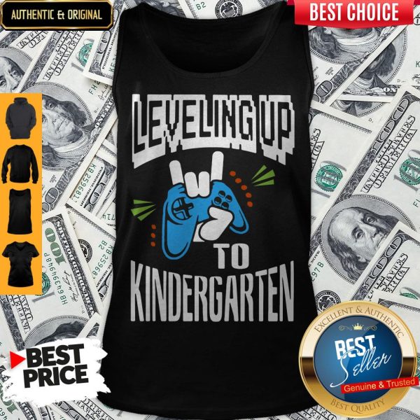 Official Leveling Up To Kindergarten Tank Top