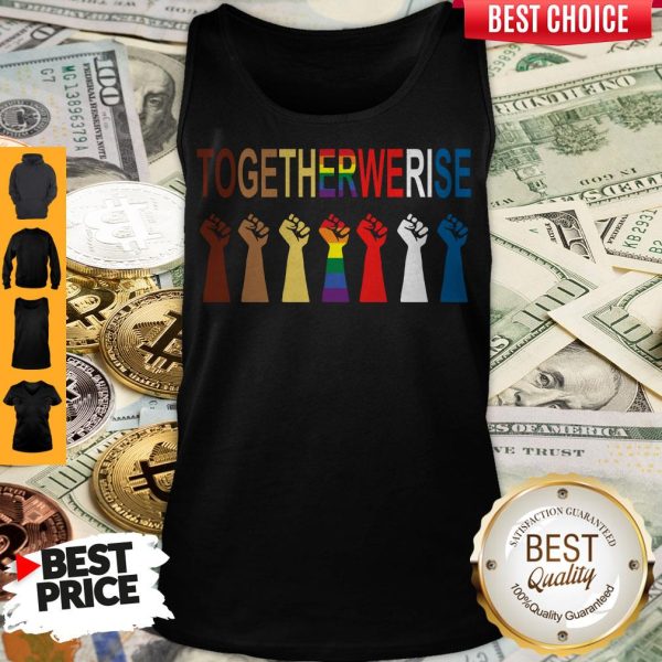 Official LGBT Hands Together We Rise Tank Top