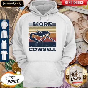 Official More Cowbell Vintage Retro Hoodie