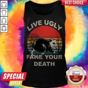 Official Opossum Live Ugly Fake Your Death Tank Top