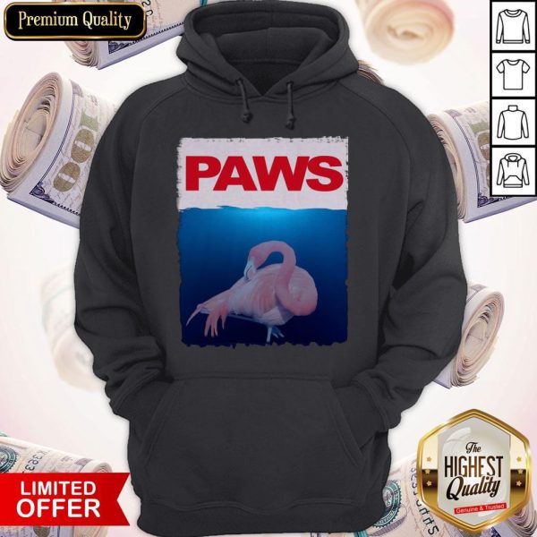 Official Paws Flamingo Hoodie