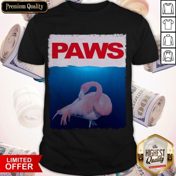 Official Paws Flamingo Shirt