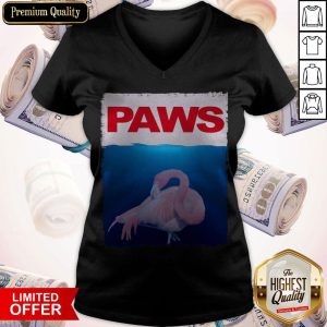 Official Paws Flamingo V-neck
