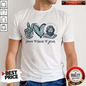 Official Peace Love Jesus Diamond Shirt