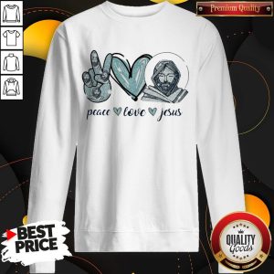 Official Peace Love Jesus Diamond Sweatshirt