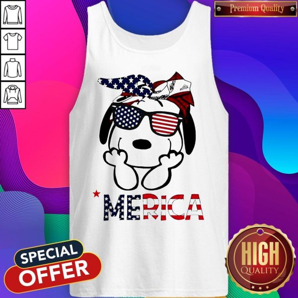 Official Snoopy 'Merica Tank Top
