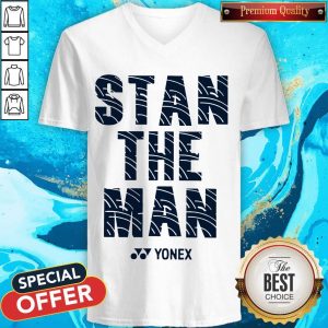 Official Stan The Man Yonex V-neck