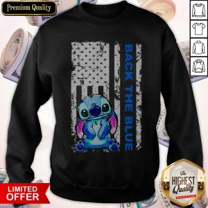 Official Stitch Back The Blue Sweatshirt