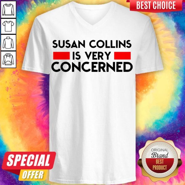 Official Susan Collins Is Very Concerned V-neck