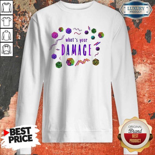 Official What’s Your Damage Sweatshirt