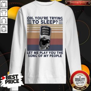 Oh You're Trying To Sleep Let Me Play You The Song Of My People Sweatshirt