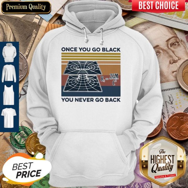 Science Once You Go Black You Never Go Back Hoodie